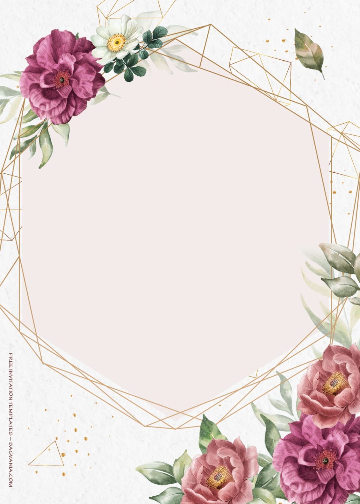 7+ Beyond Roses Floral Wedding Invitation Templates | FREE Printable ...