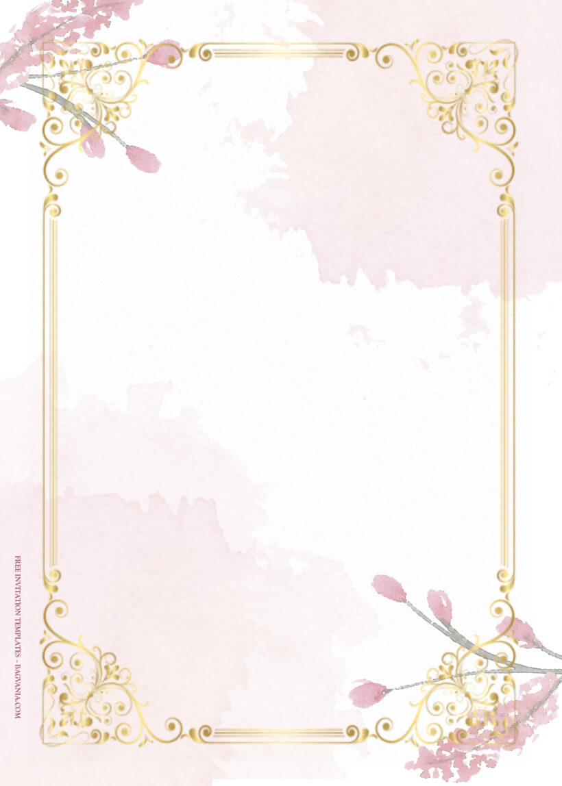 9+ Fancy Pink Floral Wedding Invitation Templates One