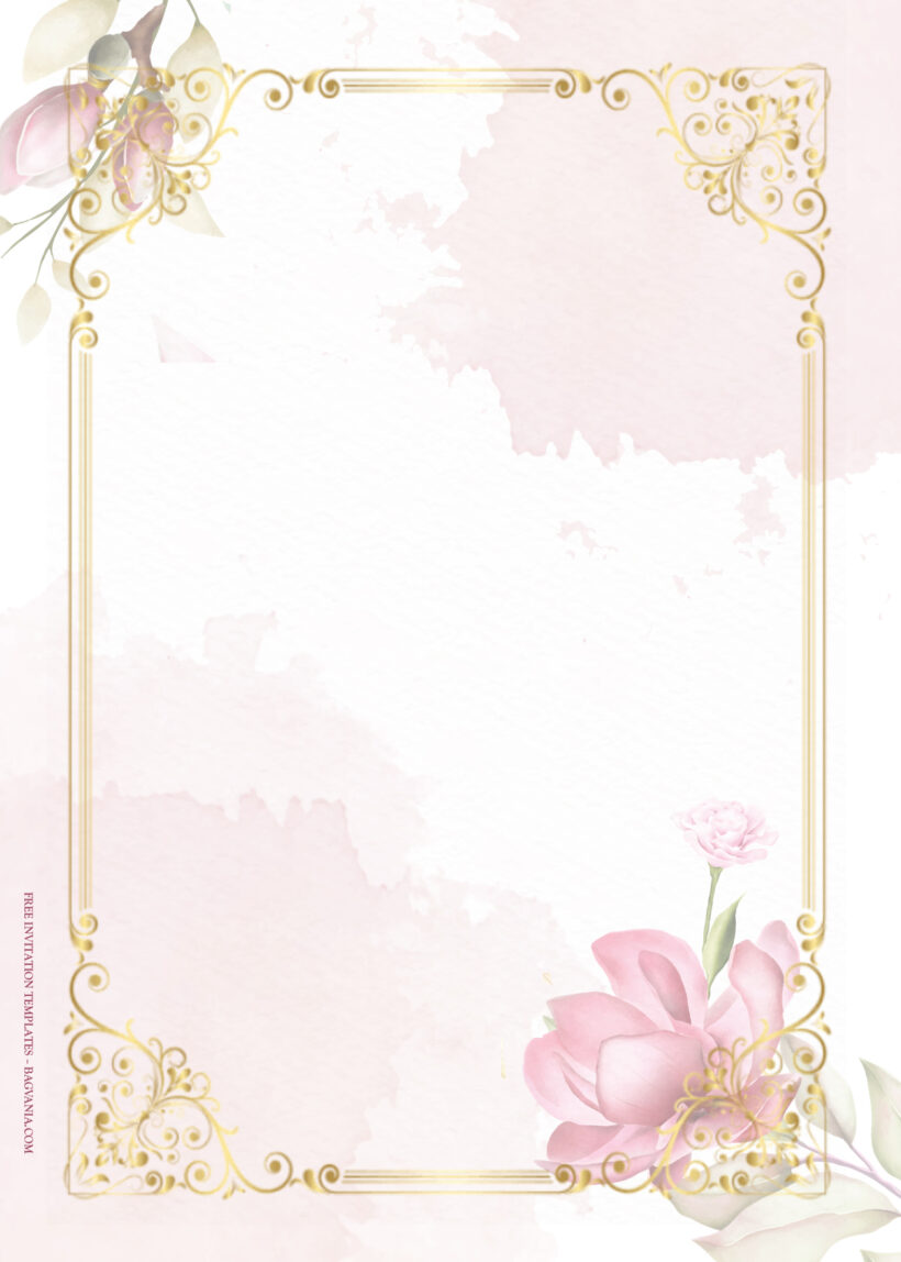 9+ Fancy Pink Floral Wedding Invitation Templates Six