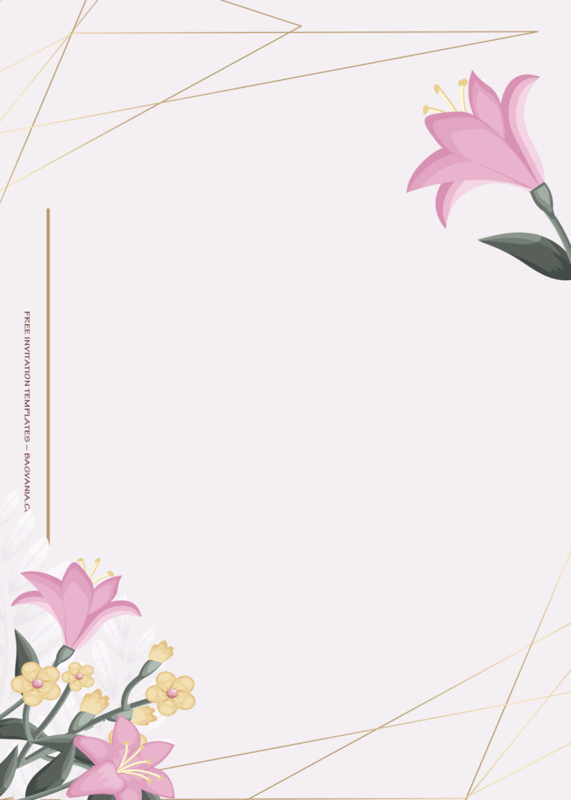 9+ Spring Delight Floral Wedding Invitation Templates Eight