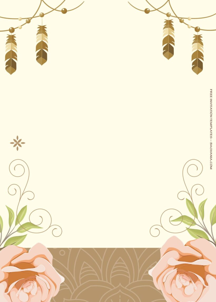 11+ Indian Style Floral Wedding Invitation Templates Five