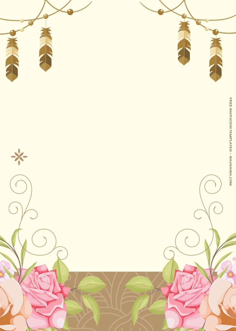 11+ Indian Style Floral Wedding Invitation Templates Seven