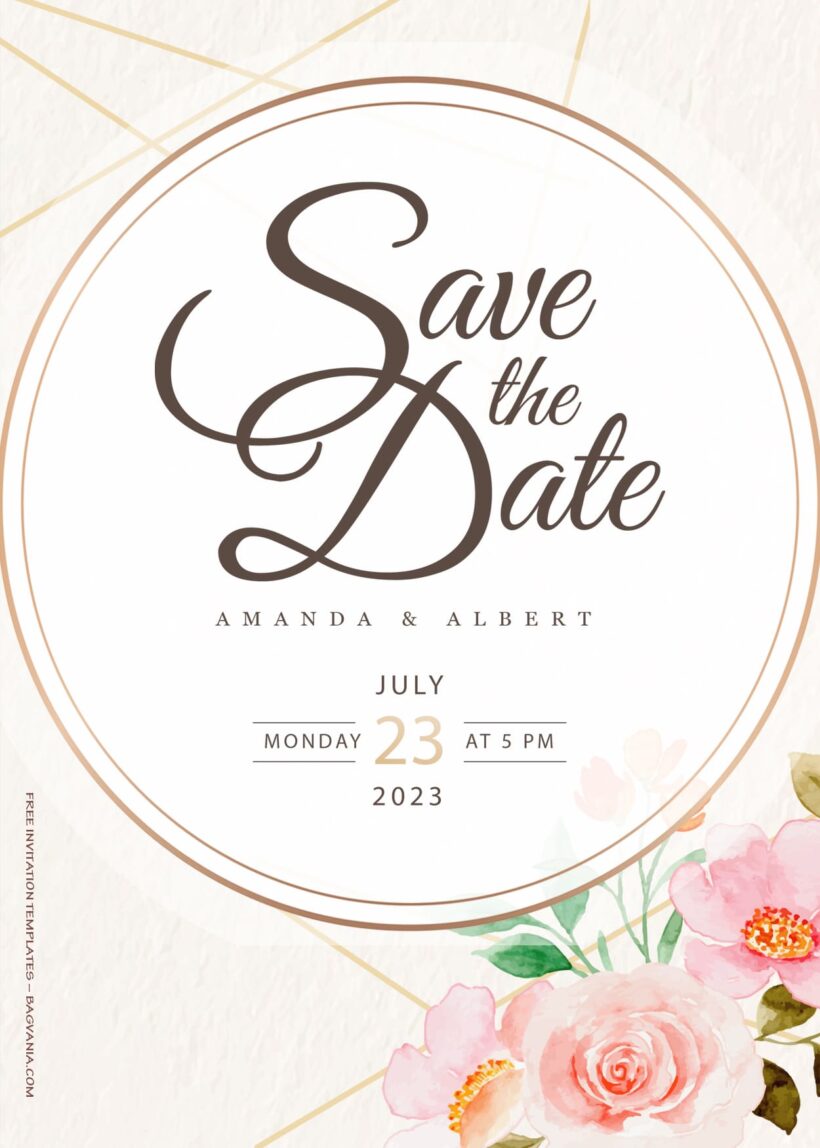 11+ Pink Love Floral Wedding Invitation Templates One