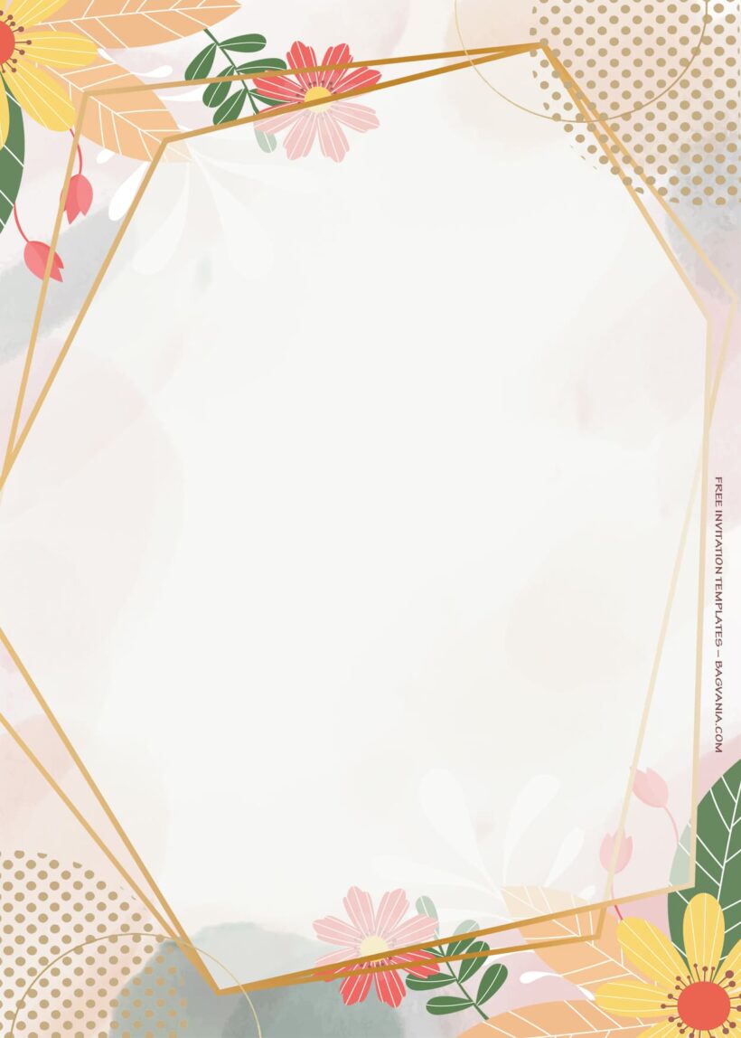 7+ Through The Floral Wedding Invitation Templates Five