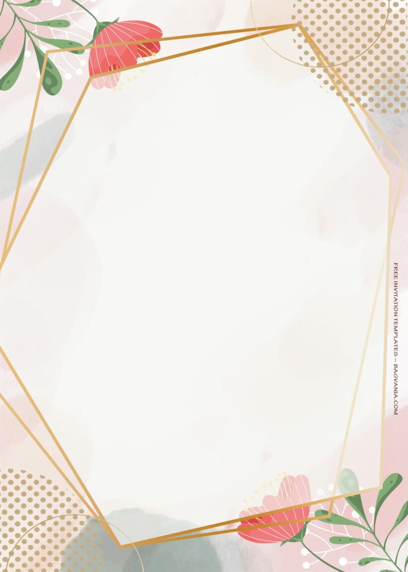 7+ Through The Floral Wedding Invitation Templates Two