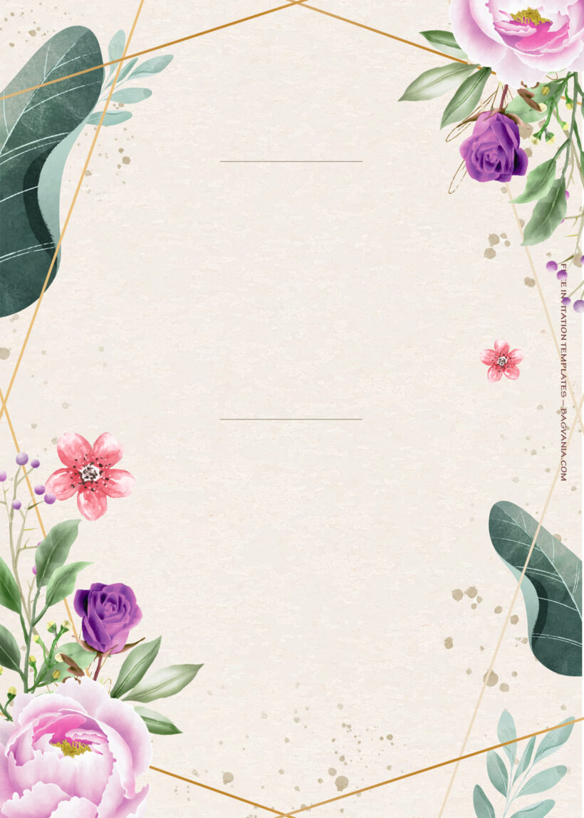 8+ Once Upon Floral Wedding Invitation Templates Eight