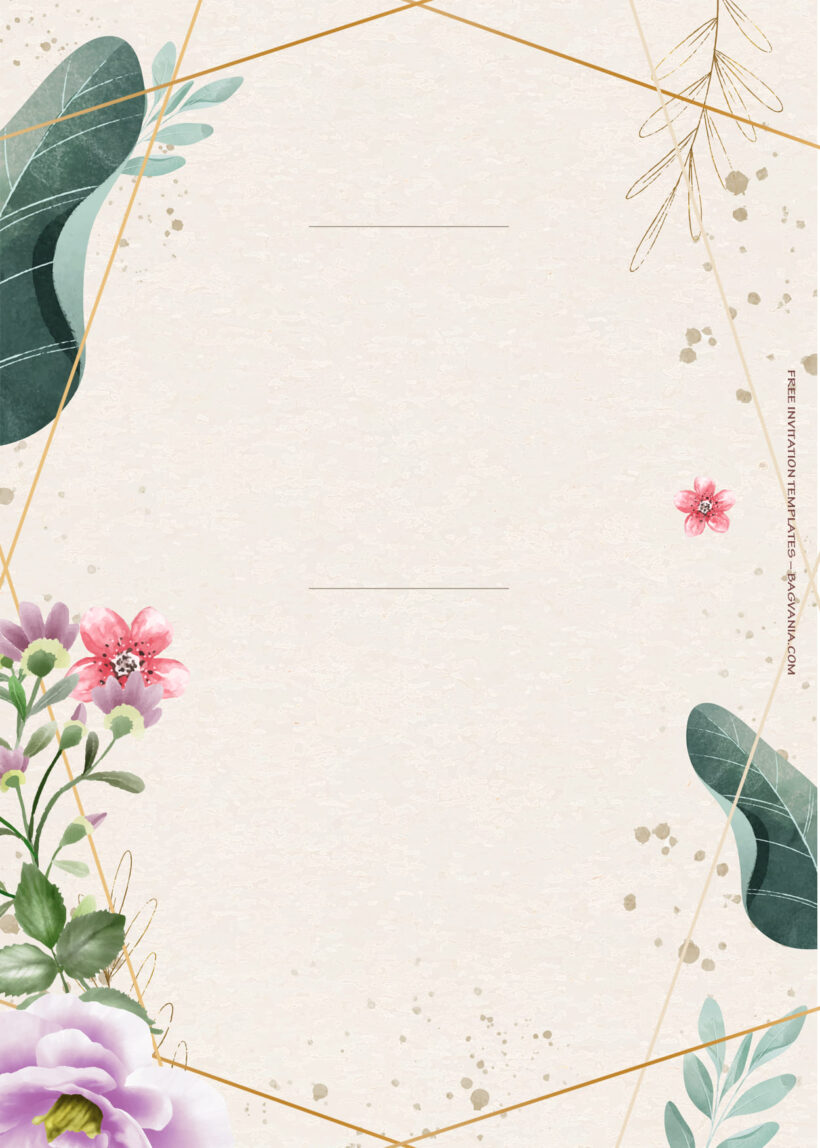 8+ Once Upon Floral Wedding Invitation Templates Four