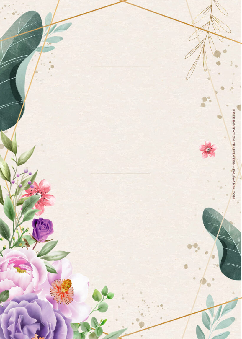 8+ Once Upon Floral Wedding Invitation Templates Seven