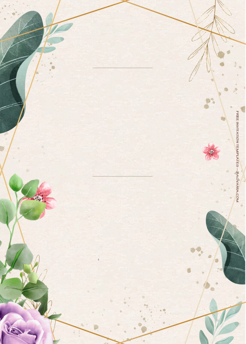 8+ Once Upon Floral Wedding Invitation Templates Six