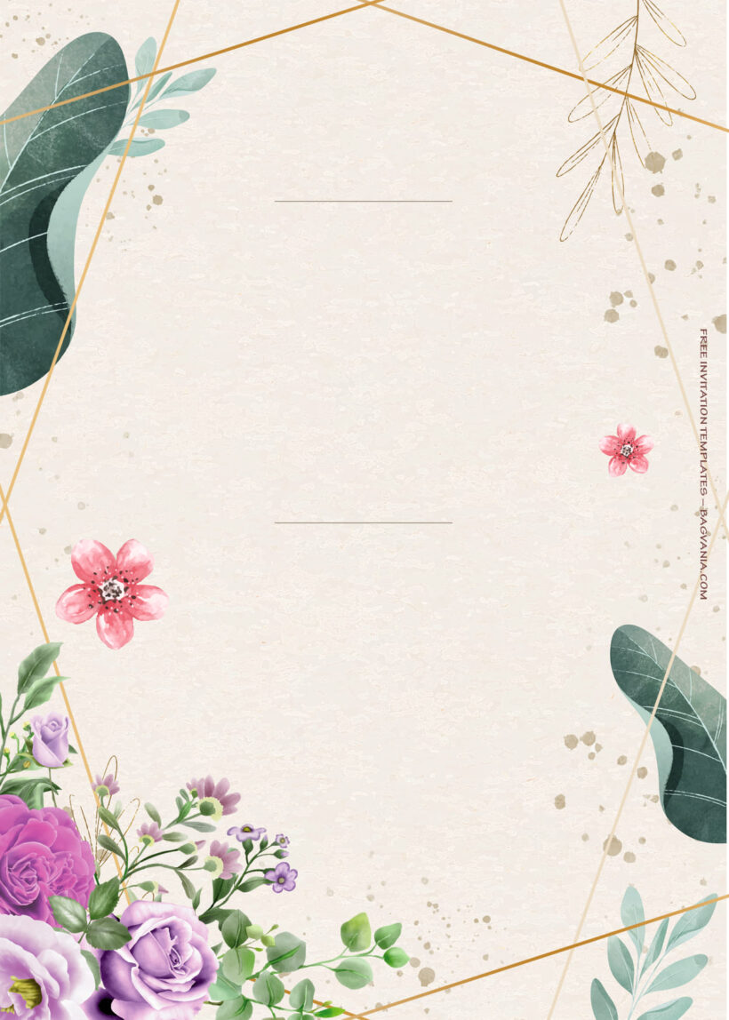 8+ Once Upon Floral Wedding Invitation Templates Three