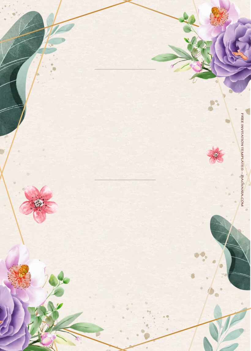 8+ Once Upon Floral Wedding Invitation Templates Two