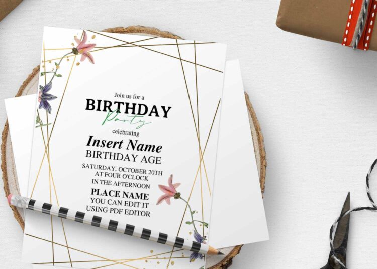 FREE Printable Invitation Template | Bagvania