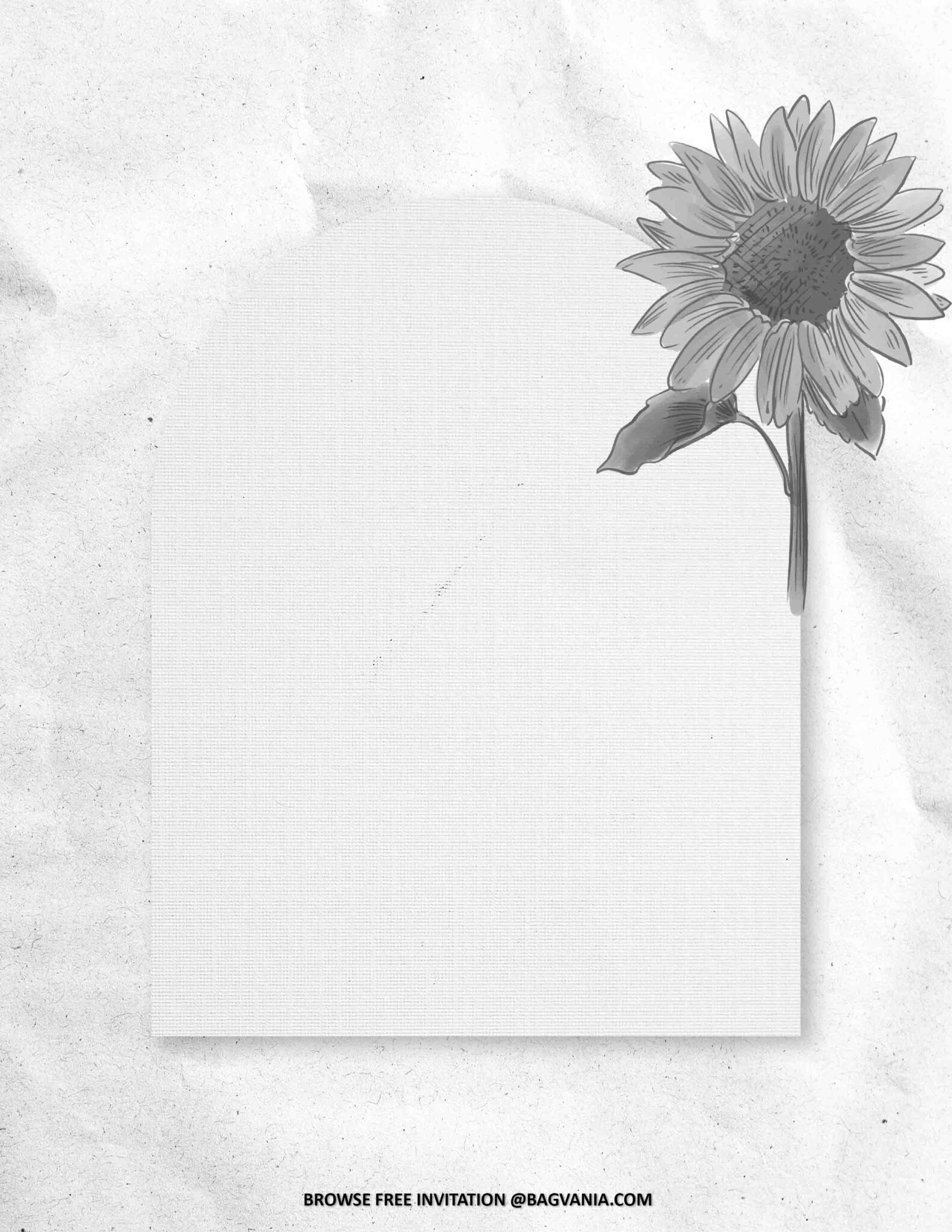 hand-drawn-flowers-monochrome-aesthetic-frame-invitations-party-ideas