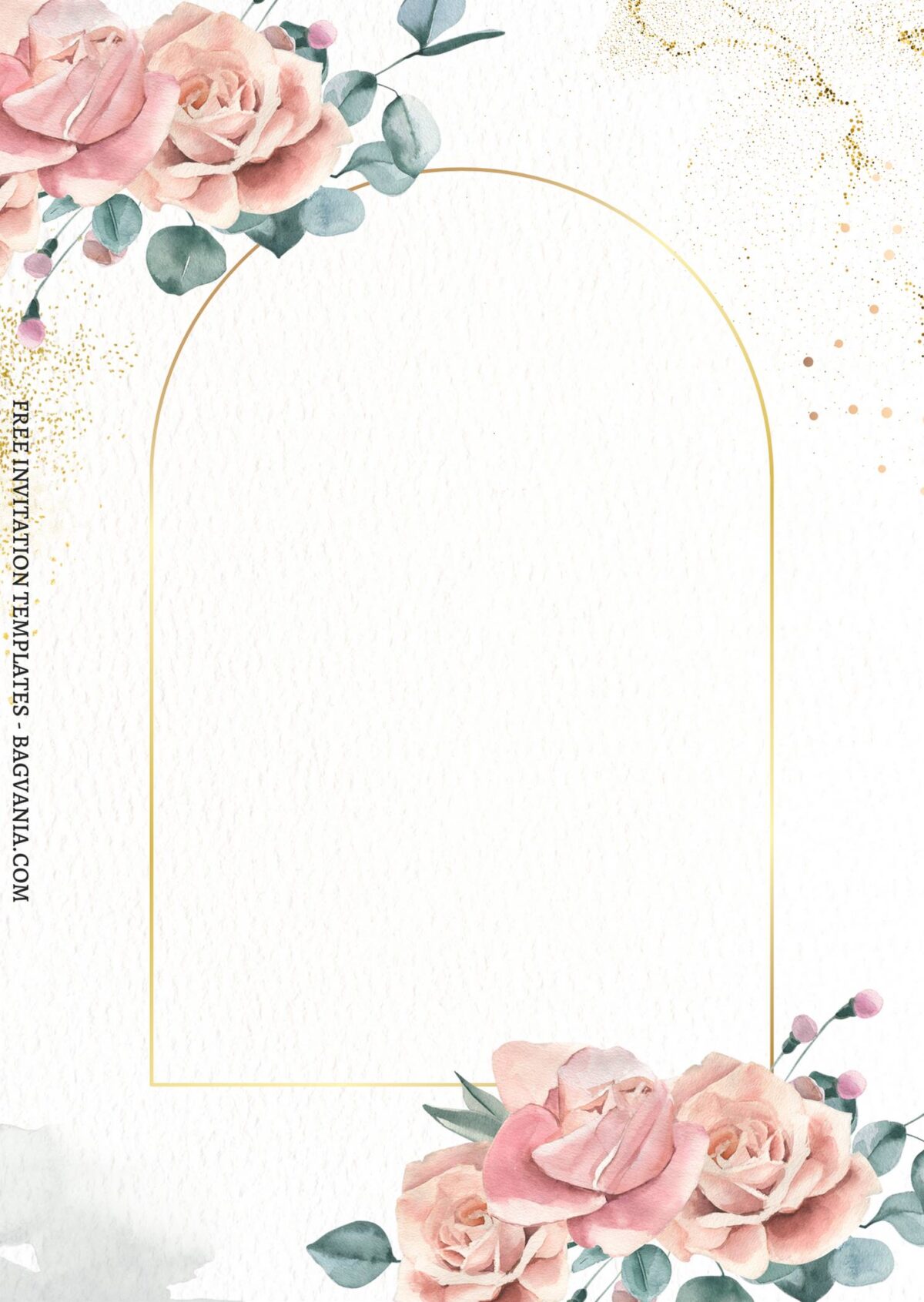 (Free) 7+ Cozy Autumn Floral Canva Birthday Invitation Templates with watercolor eucalyptus