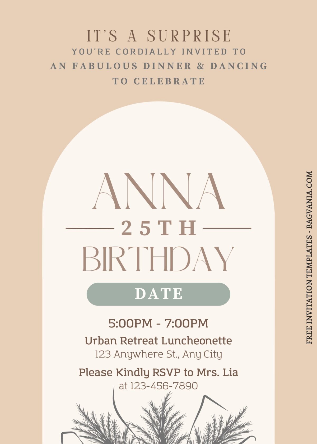 (Free) 9+ Aesthetic Summer Love Canva Birthday Invitation Templates with wedding floral arch box