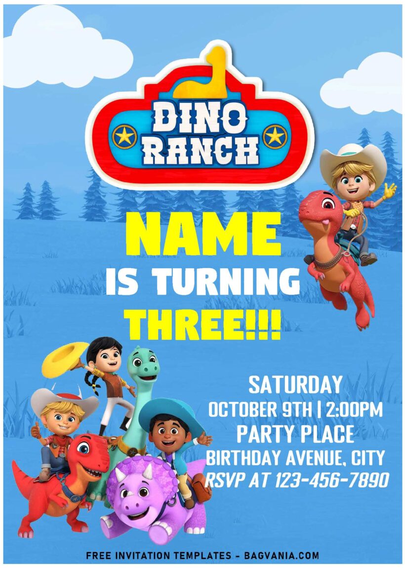 free-editable-pdf-festive-dino-ranch-fiesta-birthday-invitation