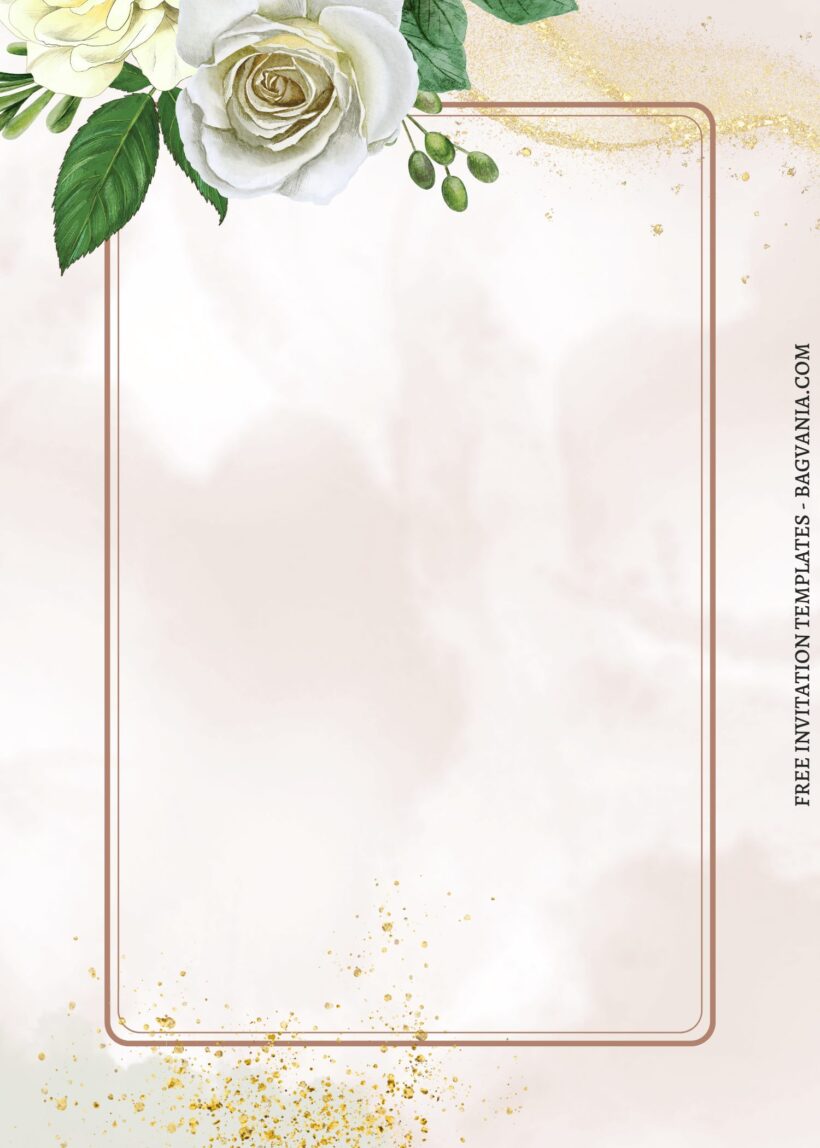 (Free) 10+ Blooming Garden Rose Canva Wedding Invitation Templates ...