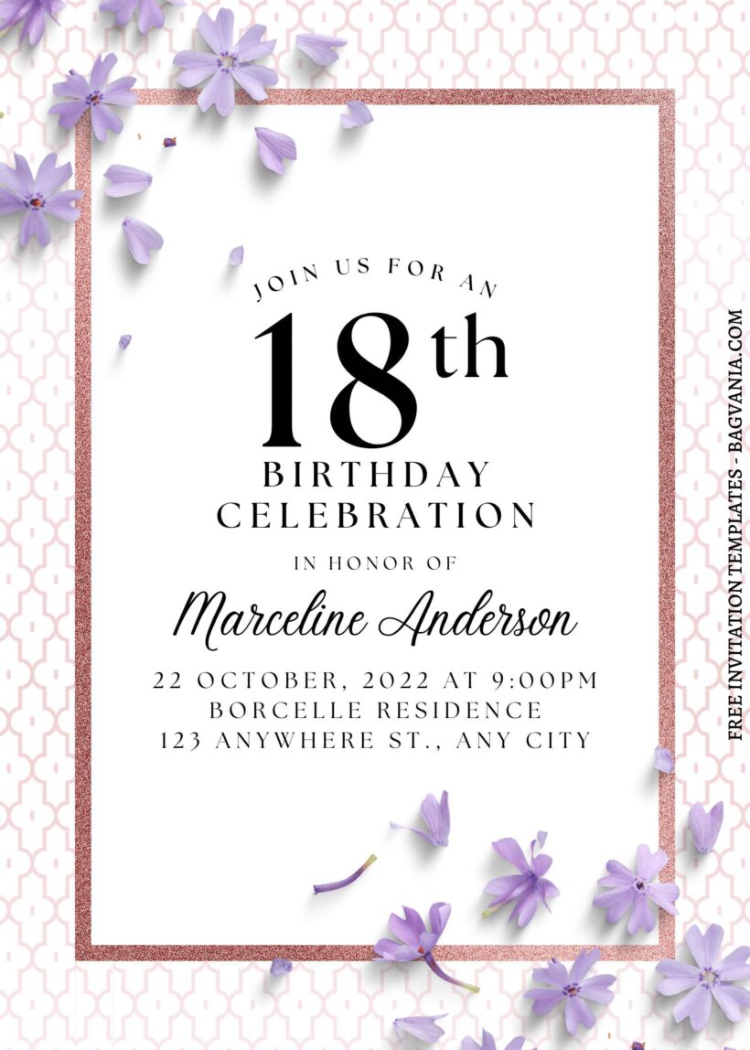 FREE PRINTABLE – 7+ Timeless Spring Canva Birthday Invitation Templates ...