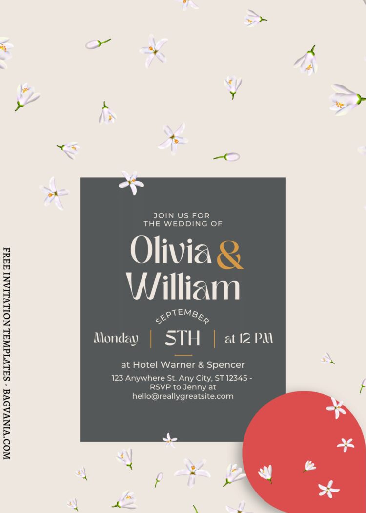 FREE PRINTABLE – 8+ Delicate Soft Flower Canva Wedding Invitation ...