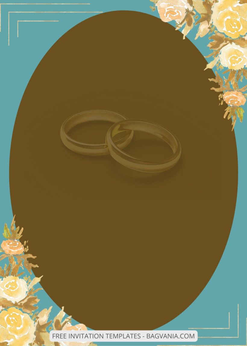 ( Free ) 10+ Yellow Spring Canva Wedding Invitation Templates Three