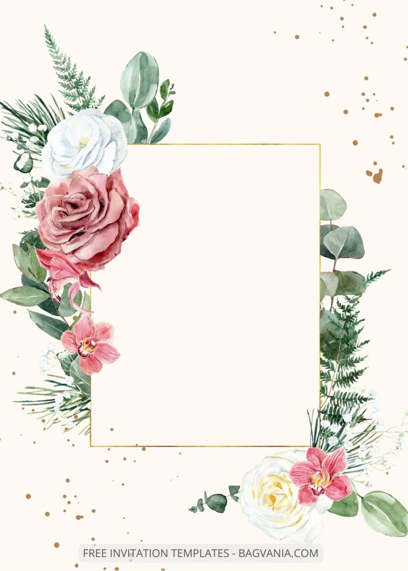 ( Free ) 7+ Happy Bouquet Canva Wedding Invitation Templates Seven