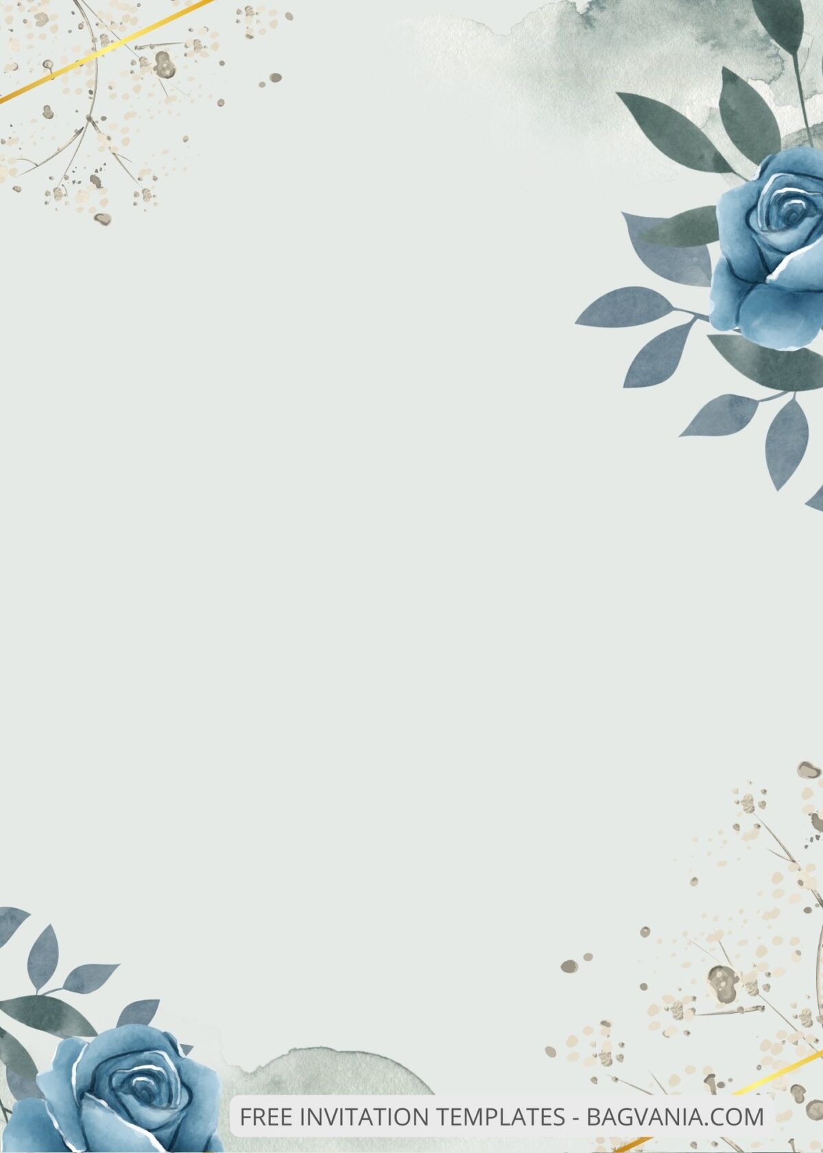 ( Free ) 8+ Blue Wonder Canva Wedding Invitation Templates | Bagvania