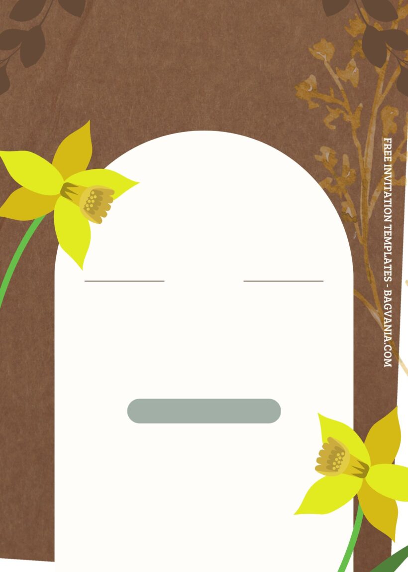 ( Free ) 8+ Daffodil Surprise Canva Wedding Invitation Templates Seven