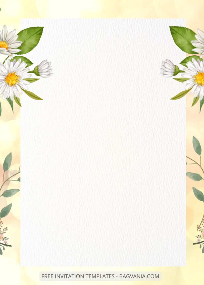 ( Free ) 8+ Watercolor Floral Canva Wedding Invitation Templates Four