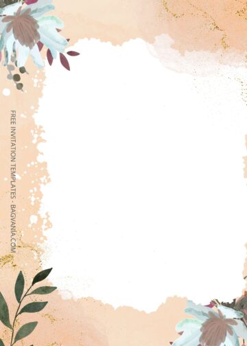 ( Free ) 9+ Rustic Floral Canva Wedding Invitation Templates | FREE ...