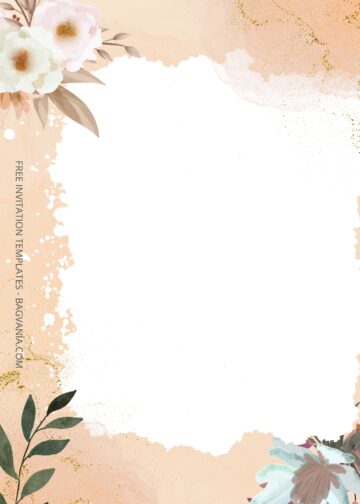 ( Free ) 9+ Rustic Floral Canva Wedding Invitation Templates | FREE ...
