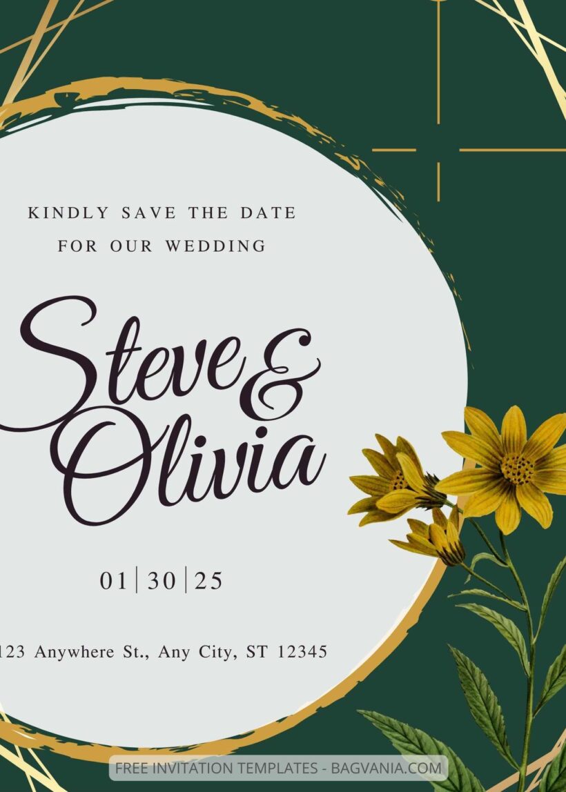 ( Free ) 9+ Spring Garden Canva Wedding Invitation Templates