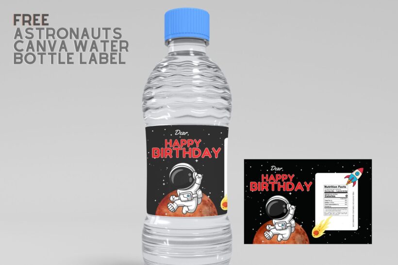 FREE EDITABLE - 8+ Astronauts Canva Birthday Invitation Templates