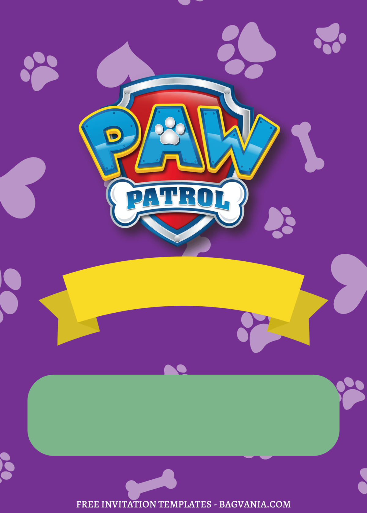 7+ Best IT'S PAWTY PAW Patrol Canva Birthday Invitation Templates