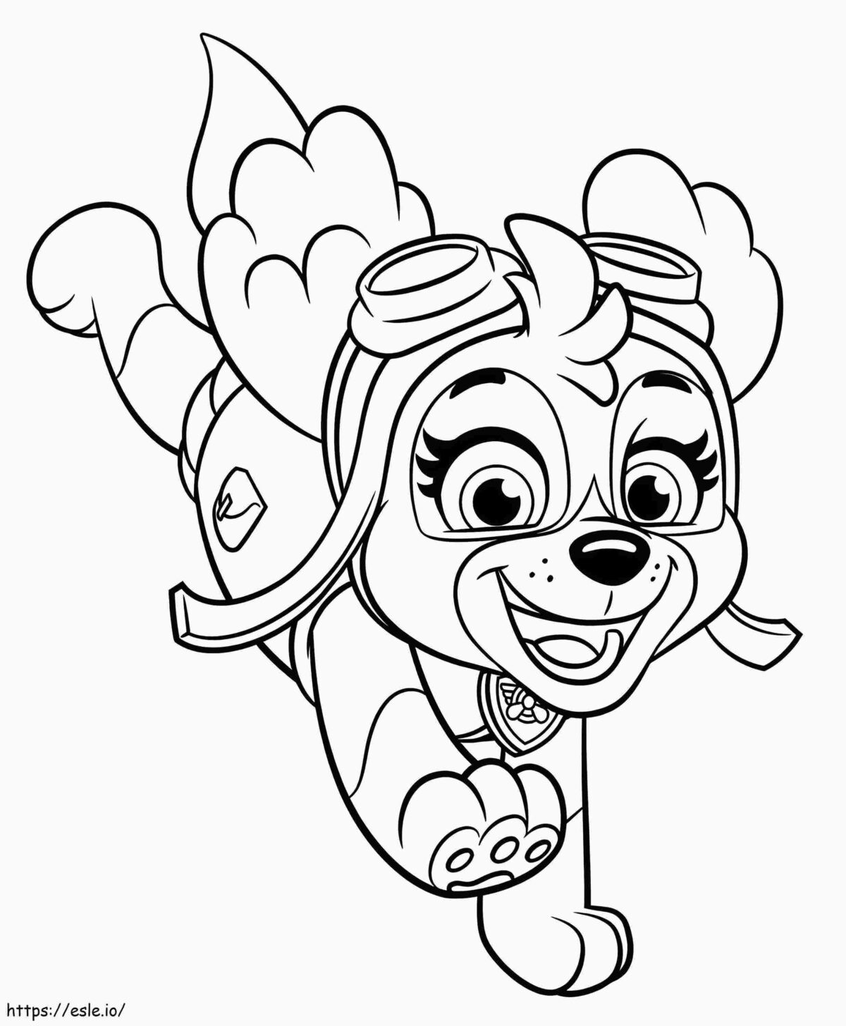 Skye Coloring Pages Templates