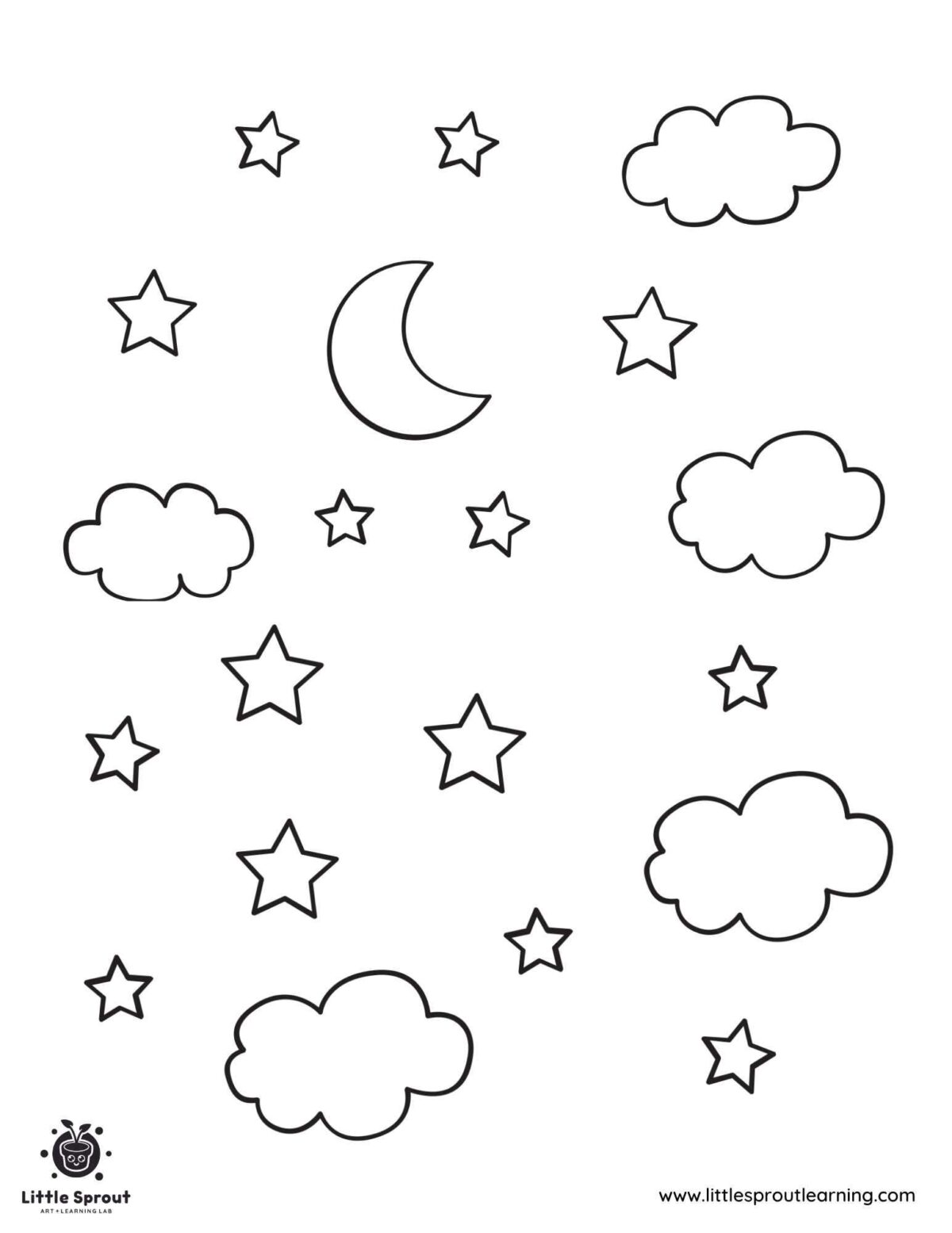 Star Coloring Pages Templates