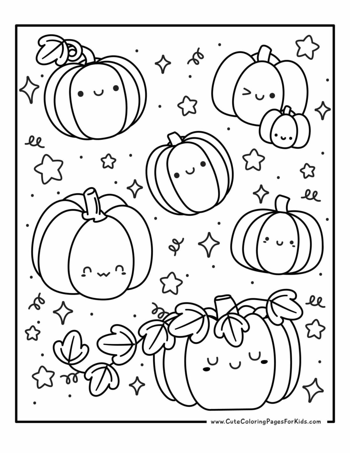 Pumpkin Coloring Pages Templates