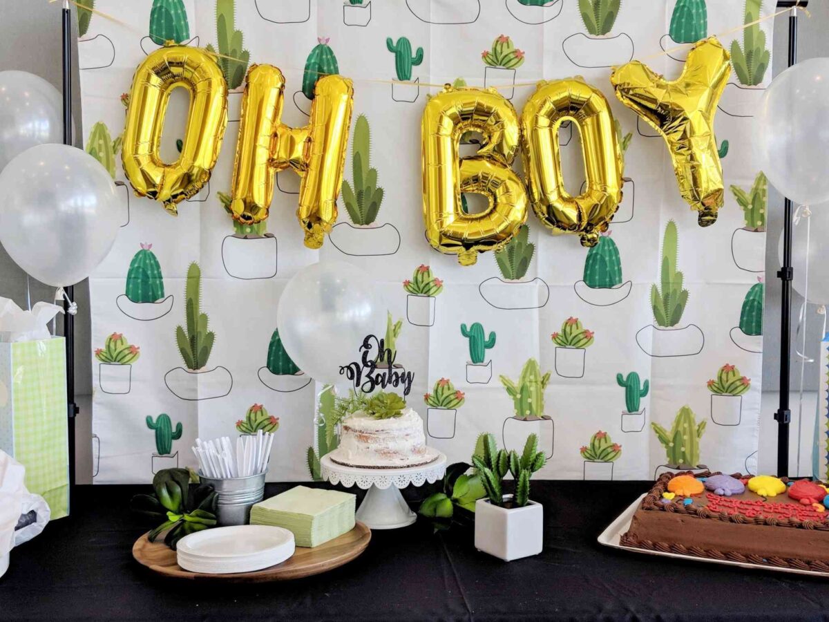 Oh Boy Cactus birthday party