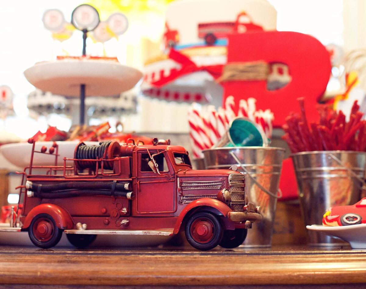 Vintage Truck centerpiece