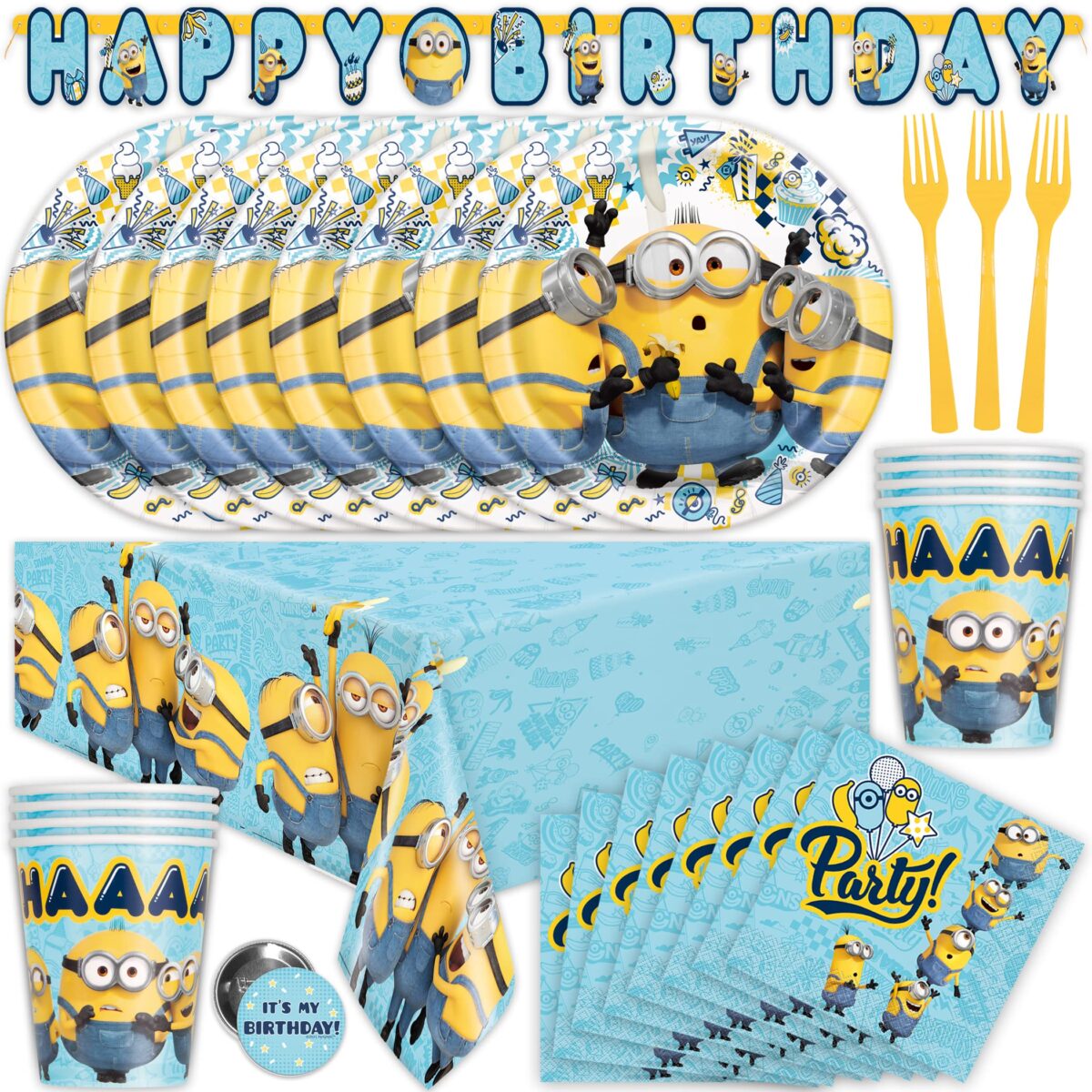 Minions Paper Plate