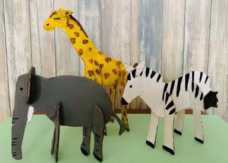 DIY Cardboard Animals