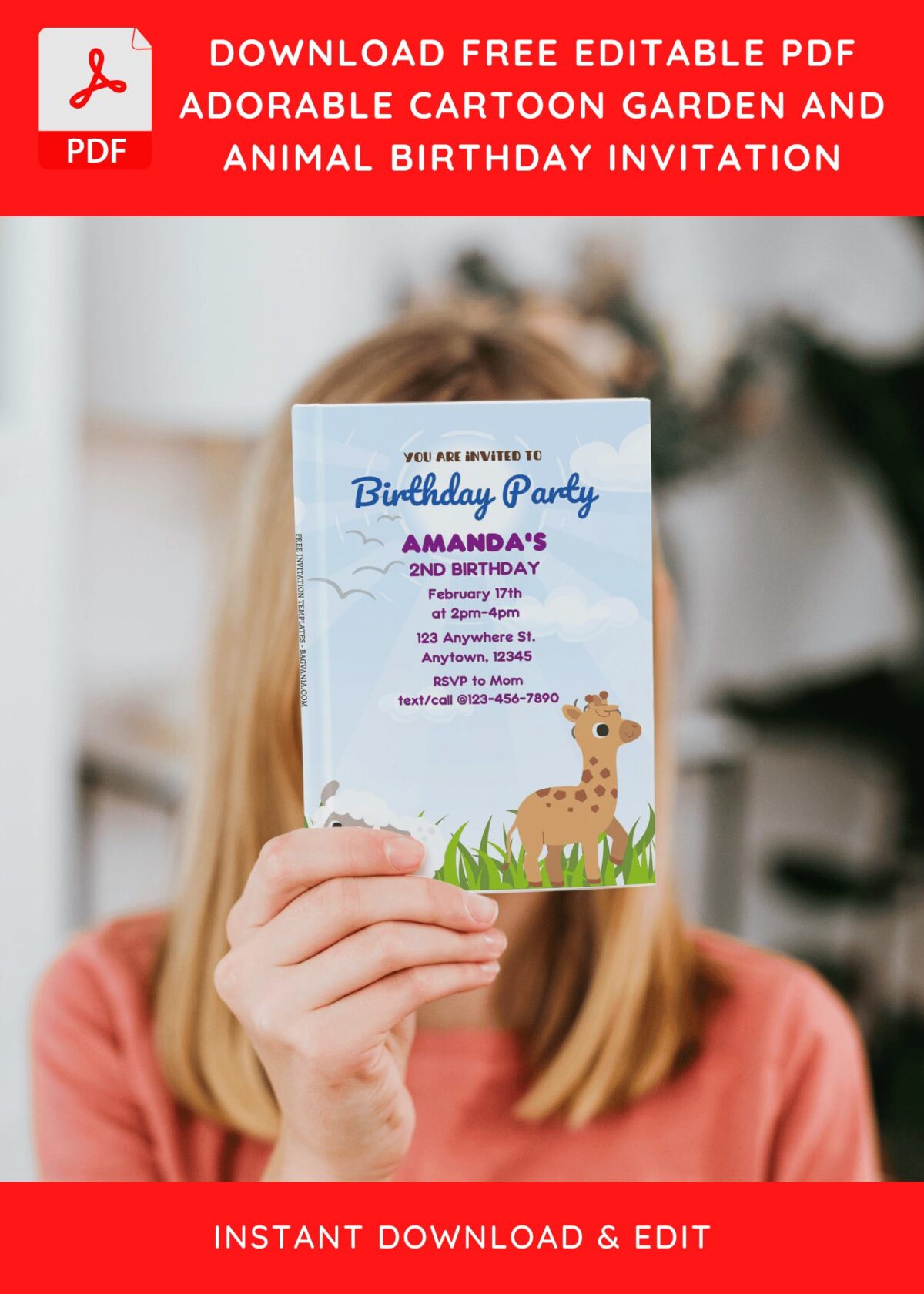 (Free Editable PDF) Creative And Fun Woodland Birthday Invitation Templates J