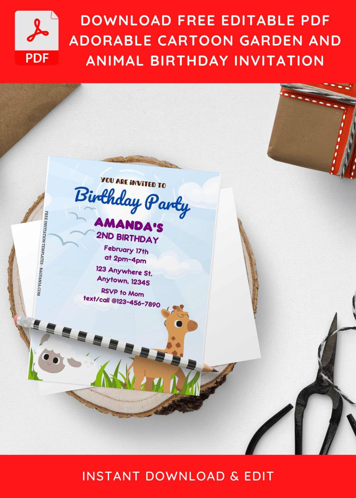 (Free Editable PDF) Creative And Fun Woodland Birthday Invitation Templates H