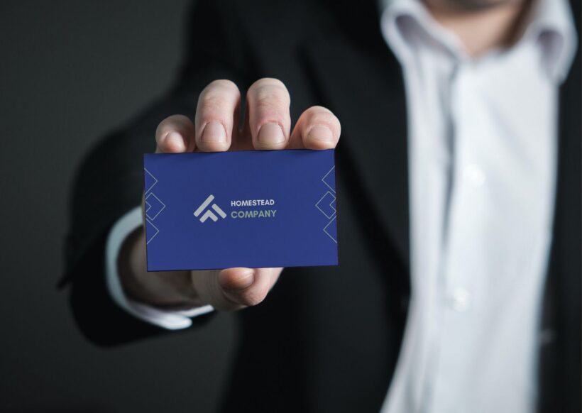 Blue Inspire Industry Business Card Templates MU