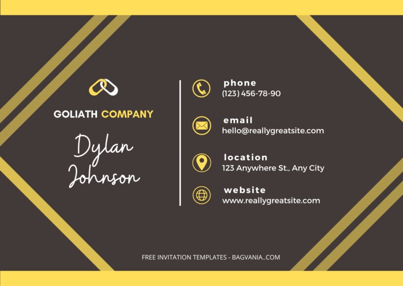 Fancy Gold Lines Business Card Templates One_Front