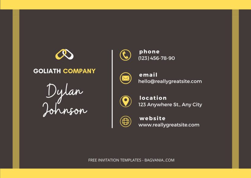 Fancy Gold Lines Business Card Templates Three_Front
