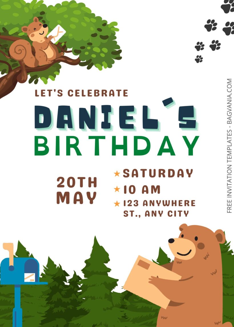 11+ Animal's Delivery Birthday Invitation Templates Title