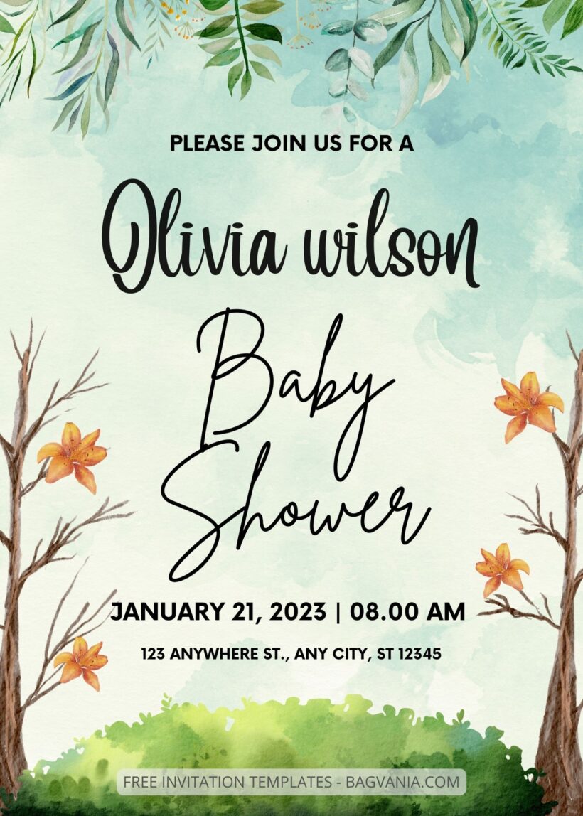 7+ Autumn Baby Shower Invitation Templates Title