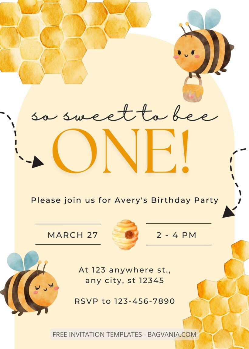 7+ Bee Hive Birthday Invitation Templates Title