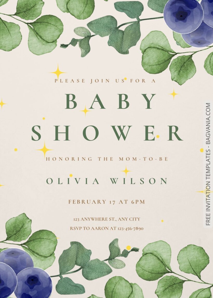 7+ Fresh Fruit Baby Shower Invitation Templates Title