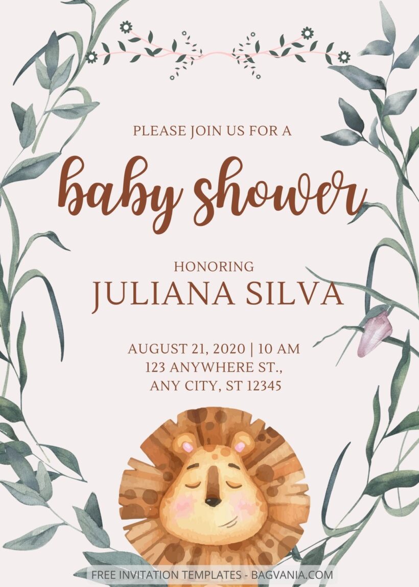 7+ Soft Nature Baby Shower Invitation Templates Title